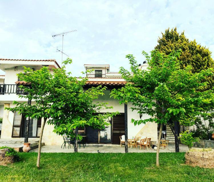 Bright & Spacious Seaview Villa Siviri Luaran gambar